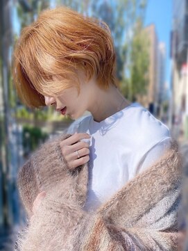 アース 東戸塚店(HAIR & MAKE EARTH) 秋の髪質改善カラーアプリコット大人ショート20代30代40代50代