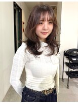 ニコフクオカヘアーメイク(NIKO Fukuoka Hair Make)&nbsp;【NIKO】くびれレイヤー.ブリーチなしダブルカラー.グレージュ