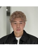 ホワイトベージュショート