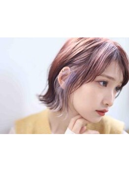 ダメージを最小限に抑えたカラーで、透明感のある髪色に☆自然な仕上がりで、あなたの魅力を引き出します♪