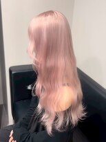 ベレーザ 渋谷(BELEZA) 17352全頭ブリーチリバタフライカットヨシンモリバーガンディ