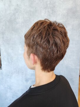 レジェ(LEGE) くせ毛活かし ベリーショート  透明感カラー