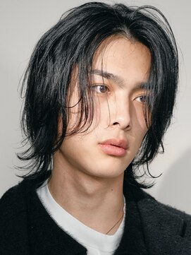 レタッチバイフィフス(RETOUCH by fifth) 原宿センターパートフェザーパーマメンズパーマニュアンスパーマ