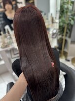 フォルテ ティアラ 横浜店(FORTE TIARA)&nbsp;ピンクブラウン/髪質改善トリートメント/顔周りカット/学割U24