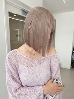 ゼロ 静岡(ZERO)&nbsp;ショートボブ×ミルクティーベージュ【望月皐太【