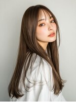 ディアーズ 長岡店(Dears)&nbsp;イメチェン/ピンクベージュ/アンブレラカラー/前髪/長岡駅