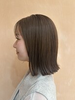 トリコ アヴェダ ららテラス北綾瀬(tricot AVEDA) ボブ/切りっぱなしボブ/ワンレン/アッシュブラウン
