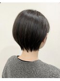 30代40代ショート白髪染めグレイカラーボブ艶栄名駅伏見丸の内