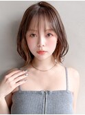 ワンカール大人可愛いサイドバング小顔カットイメチェン前髪