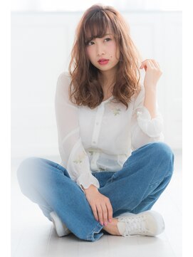 ミエルヘアーエスト 新宿店(mielhair est) 大人可愛い無造作ウエーブ♪【miel hair新宿】