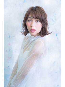 ブリッジ バイ ネオリーブ 綱島店(bridge by neolive) 【bridge by neolive】　フェミニン外はねボブ