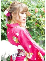 ネオリーブアイム 横浜西口店(Neolive aim)&nbsp;浴衣着付け&アレンジ５