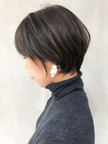 アルバム 渋谷パルコ(ALBUM)&nbsp;オリーブベージュソフトくびれショート_外ハネボブ_ba278831