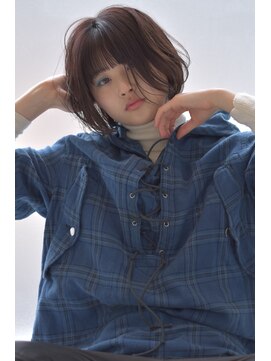 バロンフェム(baLon.fem) Ai Honda /ニュアンス暗髪ミニボプ