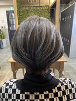 トランクヘアデザイン 大宮(TRUNK hair design)&nbsp;3Dハイライト×グラボブ