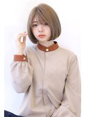 耳かけショート濡れ髪抜け感ミニボブクールショートくびれヘア