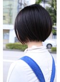黒髪　ボブ　ショート　