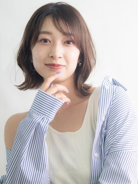 ネオリーブルノン 日吉(Neolive Runon) 切りっぱなしくびれボブ