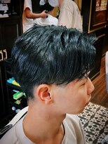 ヒロギンザバーバーショップ 大宮店(HIRO GINZA BARBER SHOP)&nbsp;ショート　センターパート　メンズ　大宮　ヒロ銀座