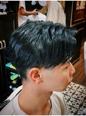 ショート センターパート メンズ 大宮 ヒロ銀座