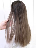 アルバム 渋谷パルコ(ALBUM)&nbsp;ハイライトバレイヤージュグレージュ_チェリーブラウン_ba336981