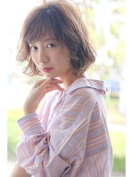 ソイクフ 四条大宮店(SOY-KUFU) 大人可愛い◎20代30代40代前髪パーマグレーベージュ