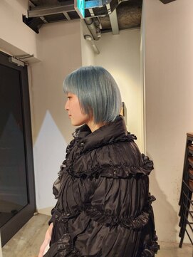 ブロック ジャポン(bloc japon) スカイブルーボブヘアー