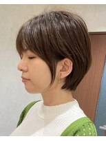 ロンドブルーム 天神大名店(Lond Bloom) ミルクティベージュカラーミニボブ大人ショートボブショート