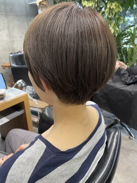 シェル 吉祥寺(shell) グレージュカラー/ボブウルフ/黒髪/ココアベージュ