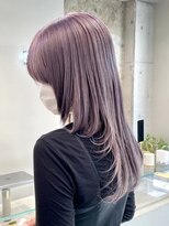 ソル ジングウマエ(SOL JINGUMAE)&nbsp;ダブルカラーピンクベージュベージュカラーケアブリーチレイヤー