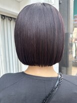 インビテーション(invitation)&nbsp;ラインボブ・チェーリーレッド・カシスブラウン