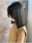 外ハネミディアムボブ
