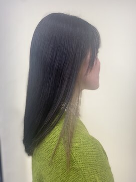 ビューティーサロン カワチ 中庄駅前店(Beauty Salon KAWACHI) インナーカラー　ミルクティー