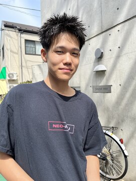 アイズ 海老名(AIZU) スパイキーショート ボックスショート メンズショート 眉毛