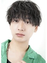 オーシャントーキョー ウエスト 心斎橋(OCEAN TOKYO WEST) ツイストスパイラル韓国ヘア波巻きパーマツーブロックウルフ