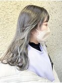◎ブリーチなし透明感カラーオリーブベージュアッシュグレージュ