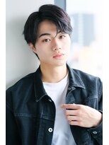 パルファンフォーメン(PARFUM for MEN ikb.east) ニュアンス黒髪センターパート