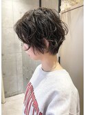 【HOSSY】ニュアンスパーマ_ショートパーマ