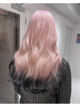 ペレ 渋谷(PELE) 着物/メルティカラー/似合わせカット/ウェーブミディアム/渋谷