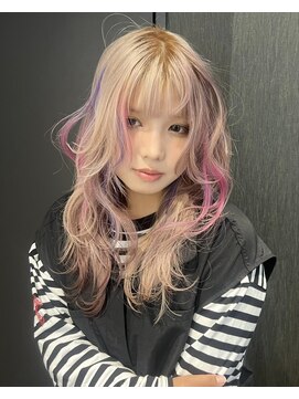 ヌル 表参道本店(Null) スラッシュカラー［デザインカラー/ブリーチカラー/原宿］