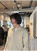 DaVin中目黒　伸ばしかけショート　似合わせカット　前上がり