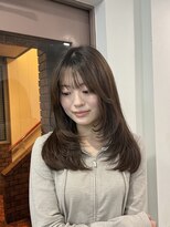 セレーネヘアー 難波店(Selene hair)&nbsp;たっぷりのレイヤーカット/韓国風/ワンホン風/上品なレイヤー