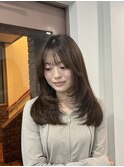 たっぷりのレイヤーカット/韓国風/ワンホン風/上品なレイヤー