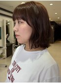 __ピンクブラウン__ピンクカラー__ブリーチなしカラー__