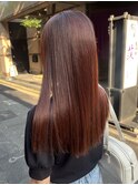 10代20代/ピンクブラウン/暗めカラー