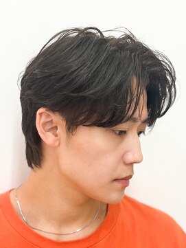 フィルムス 横浜(FILMS) 大人男子/フェザーパーマ/毛流れパーマ/横浜