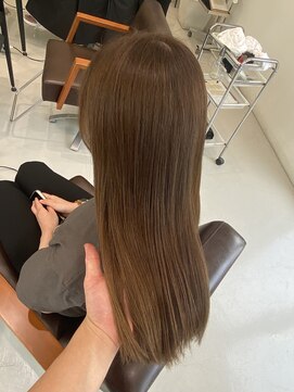フォルテ 島田店 髪質改善　ベージュブラウンカラー
