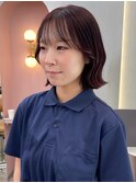 くびれヘア/顔周り/韓国/カラー/レイヤーカット/前髪/錦糸町ボブ