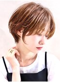 熊本ショート/大人可愛い丸みショート/熊本美容室/髪質改善/30代