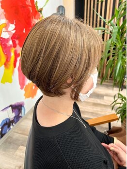 シエロ(CIELO)の写真/【多賀城駅徒歩5分】一人一人の髪質、クセ、毛流れを見極めてカットしていくので、自宅での再現性も◎